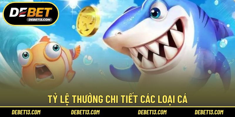 Tỷ lệ thưởng chi tiết các loại cá